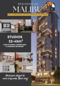 studio em balneario Piçarras sc, aluguel de curta temporada