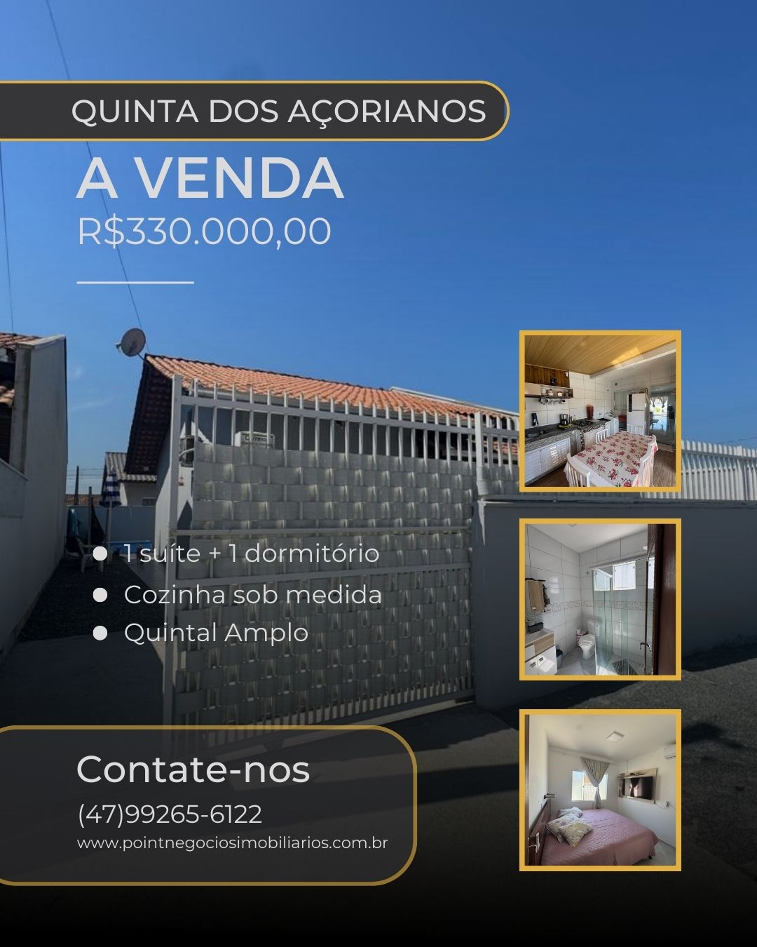 casa a venda quinta dos açorianos
